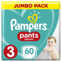 Підгузки - трусики Pampers maxi №3 4-9 кг 60 шт