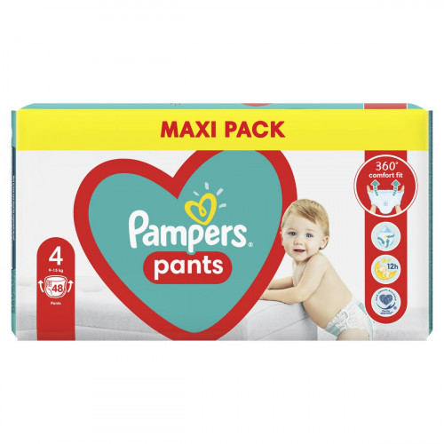 Подгузники-трусики Pampers Pants Maxi №4 9-15 кг 48 шт
