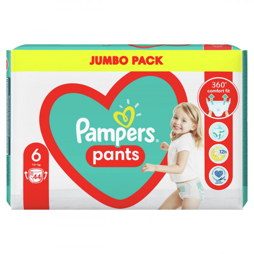 Подгузники - трусики Pampers extra large №6 16+ кг 44 шт