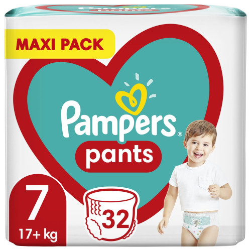 Підгузки-трусики Pampers Pants maxi №7 17+ кг 32 шт
