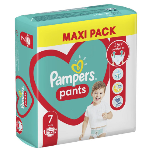 Підгузки-трусики Pampers Pants maxi №7 17+ кг 32 шт
