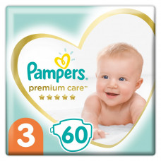 Підгузки Pampers Premium Care midi №3 4-9 кг 60 шт