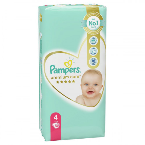 Підгузки Pampers Premium Care maxi №4 7-18 кг 52 шт