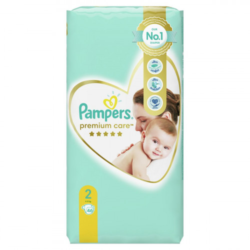 Підгузки Pampers Premium Care Mini №2 4-8 кг 46 шт