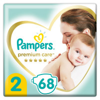 Подгузники Pampers Premium Care Mini №2 4-8 кг 68 шт
