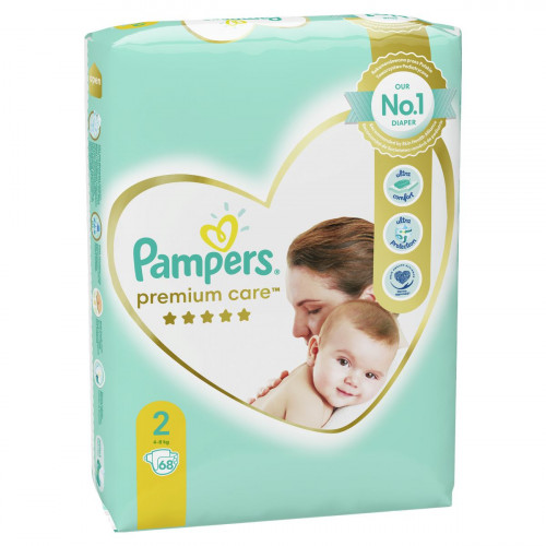 Подгузники Pampers Premium Care Mini №2 4-8 кг 68 шт