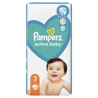 Подгузники Pampers Active Baby Midi №3 6-10 кг 54 шт