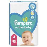 Підгузки Pampers Active Baby Maxi №4 9-14 кг 46 шт