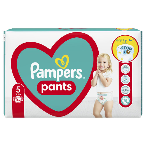 Подгузники-трусики Pampers Pants Junior №5 12-17 кг 42 шт