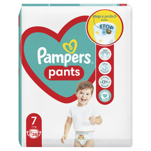 Подгузники - трусики Pampers maxi №7 17+ кг 38 шт