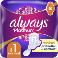 Прокладки Always Ultra Platinum Protection Comfort Normal Single 8 шт
