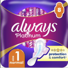 Прокладки Always Ultra Platinum Protection Comfort Normal Single 8 шт