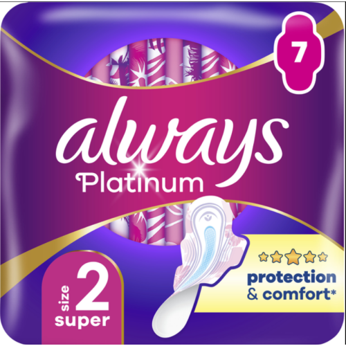 Прокладки Always Ultra Platinum Protection Comfort Extra Super Single 7 шт