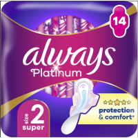 Прокладки Always Ultra Platinum Protection Comfort Super duo 14 шт