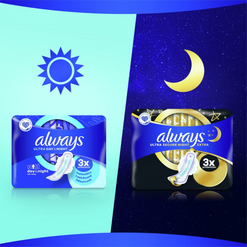Прокладки Always Ultra night Single 7 шт