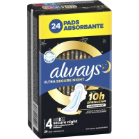 Прокладки Always Protection Ultra Day Secure Night Quatro 24 шт