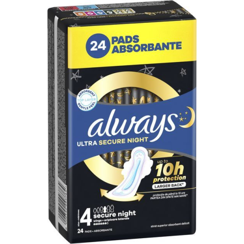 Прокладки Always Protection Ultra Day Secure Night Quatro 24 шт