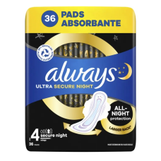 Прокладки Always Ultra Secure Night Mega 36 шт