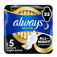 Прокладки Always Ultra Secure Night Extra Mega 32 шт