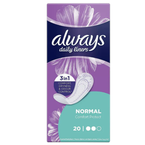 Прокладки ежедневные Always Daily Fresh Normal Single 20 шт