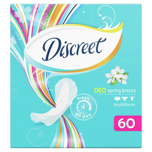 Прокладки щоденні Discreet Deo Spring Breeze Triple 60 шт
