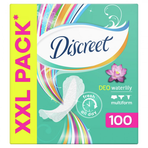 Прокладки щоденні Discreet Water Lily Deo Quatro 100 шт