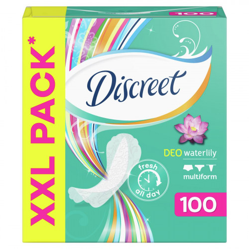 Прокладки щоденні Discreet Water Lily Deo Quatro 100 шт