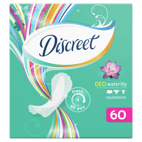 Прокладки щоденні Discreet Water Lily Deo Triple 60 шт
