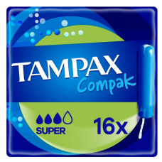 Тампони Tampax compak super duo з аплікатором 16 шт