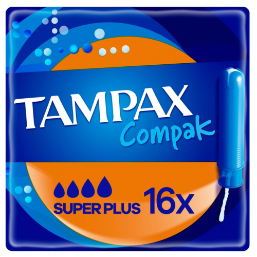 Тампони Tampax compak super plus з аплікатором 16 шт