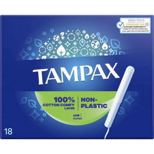 Тампони Tampax super duo з аплікатором 18 шт