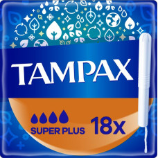 Тампони Tampax super plus duo з аплікатором 18 шт