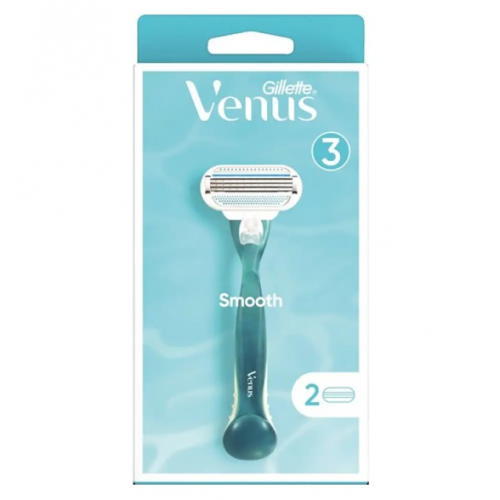 Станок для бритья Gillette Venus 3 Smooth 2 картриджа 