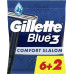 Станки для бритья Gillette одноразовые Blue 3 Comfort Slalom 6+2 шт
