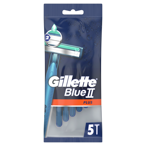 Станки для гоління Gillette одноразові Blue ІІ Plus 5 шт
