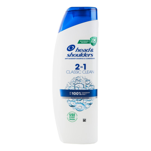 Шампунь Head&Shoulders 2в1 Classic Clean 330 мл