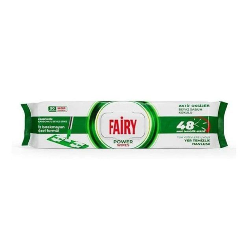 Салфетки влажные для уборки полов Fairy Power 50 шт