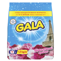 Стиральный порошок Gala автомат Aqua Puder Французский аромат 1.5 кг