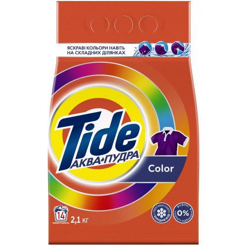Стиральный порошок Tide автомат Aqua Puder Color 2.1 кг