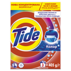 Стиральный порошок Tide автомат Aqua Puder Color 405 гр