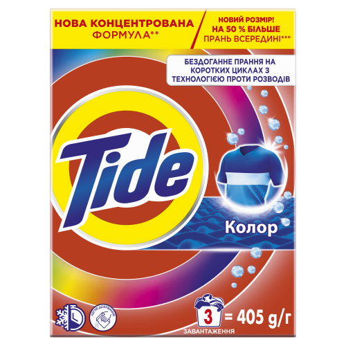 Стиральный порошок Tide автомат Aqua Puder Color 405 гр
