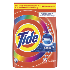 Стиральный порошок Tide автомат Aqua Puder Color 3.4 кг