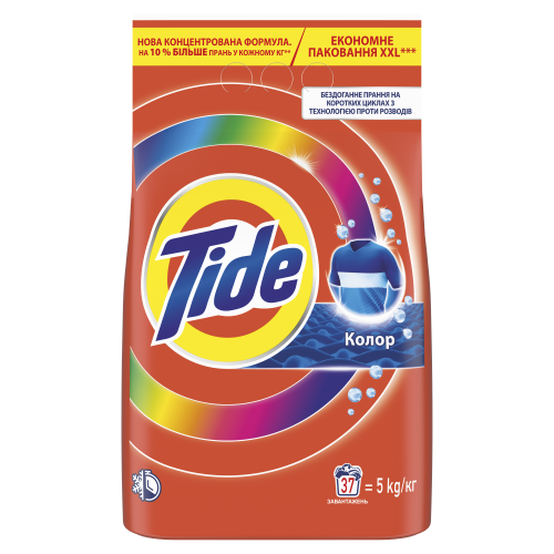 Стиральный порошок Tide автомат Aqua Puder Color 5 кг