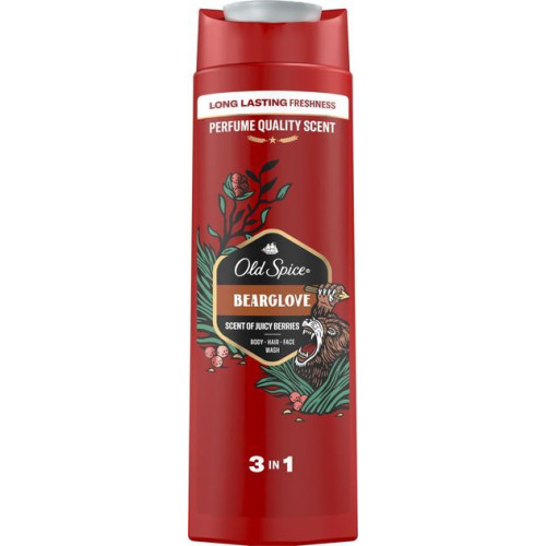 Гель для душа-шампунь Old Spice 3в1 Bearglove 400 мл