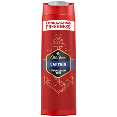 Гель для душу-шампунь Old Spice 3в1 Captain 400 мл