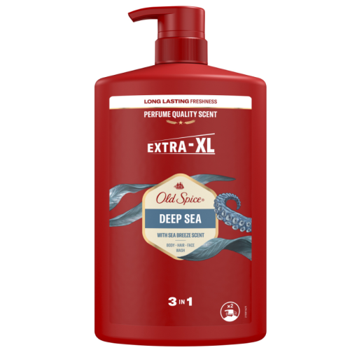 Гель для душа-шампунь Old Spice 3в1 Deep sea 1000 мл