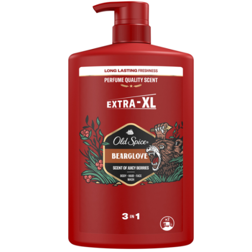 Гель для душа-шампунь Old Spice 3в1 Bearglove 1000 мл