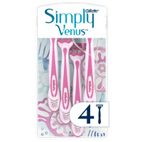 Станки для бритья Gillette одноразовые Simply Venus 3 4 шт