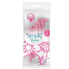 Станки для бритья Gillette одноразовые Simply Venus 2 Basic 5 шт