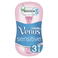 Станки для гоління Gillette одноразові Venus Smooth Sensitive 3 шт